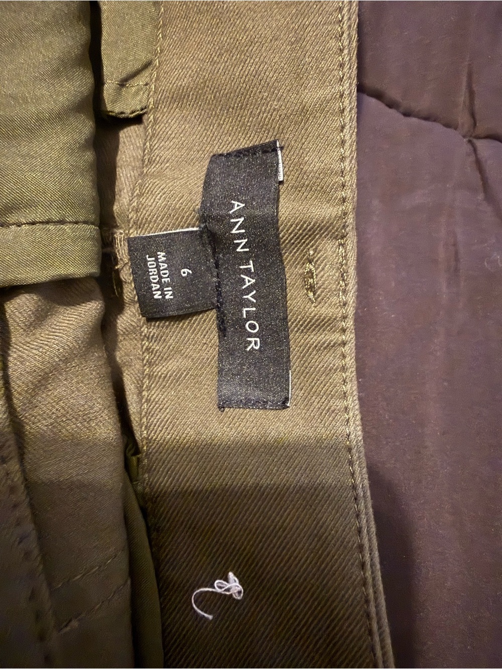Ann Taylor Wimen’s Olive Green Casual Shorts